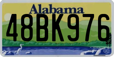 AL license plate 48BK976