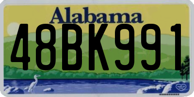 AL license plate 48BK991