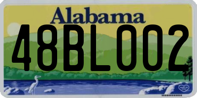 AL license plate 48BL002