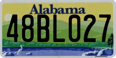 AL license plate 48BL027