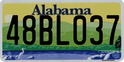 AL license plate 48BL037