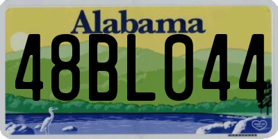 AL license plate 48BL044