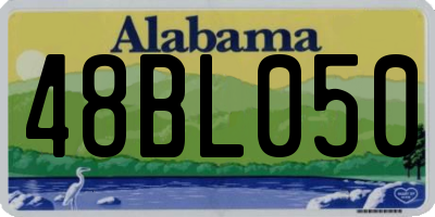 AL license plate 48BL050