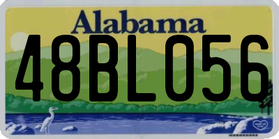 AL license plate 48BL056