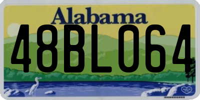 AL license plate 48BL064