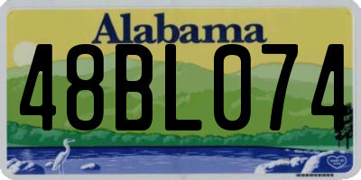 AL license plate 48BL074