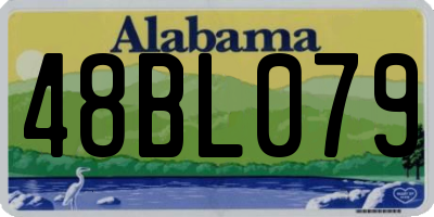 AL license plate 48BL079