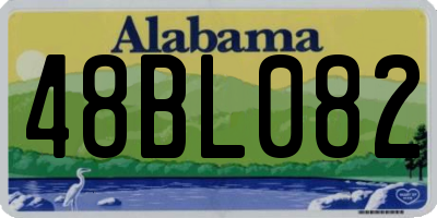 AL license plate 48BL082