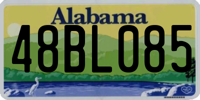 AL license plate 48BL085