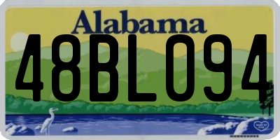 AL license plate 48BL094