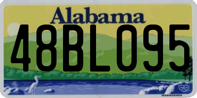AL license plate 48BL095