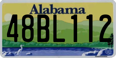 AL license plate 48BL112