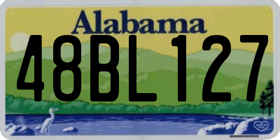 AL license plate 48BL127