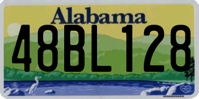 AL license plate 48BL128