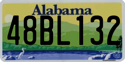 AL license plate 48BL132