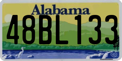 AL license plate 48BL133