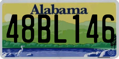 AL license plate 48BL146