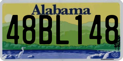 AL license plate 48BL148