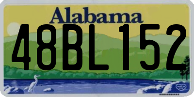 AL license plate 48BL152