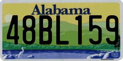 AL license plate 48BL159
