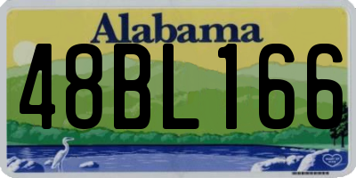 AL license plate 48BL166