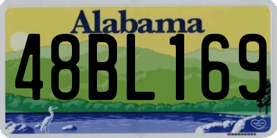 AL license plate 48BL169