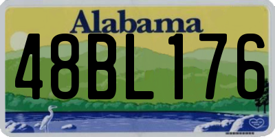 AL license plate 48BL176