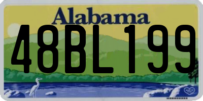 AL license plate 48BL199
