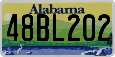 AL license plate 48BL202