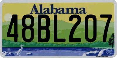 AL license plate 48BL207
