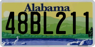 AL license plate 48BL211