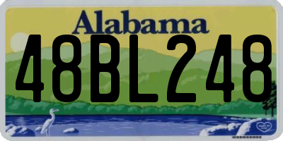 AL license plate 48BL248