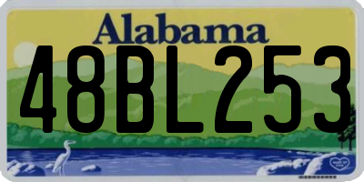 AL license plate 48BL253