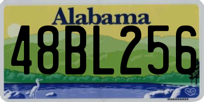 AL license plate 48BL256