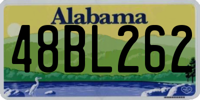 AL license plate 48BL262