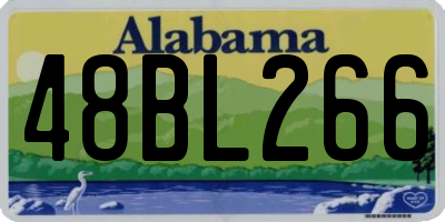 AL license plate 48BL266
