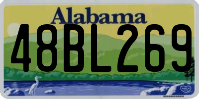 AL license plate 48BL269