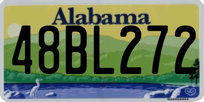 AL license plate 48BL272