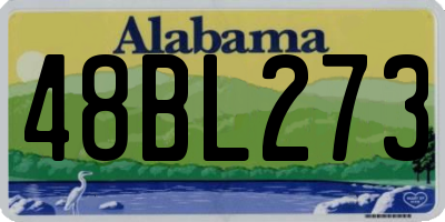 AL license plate 48BL273