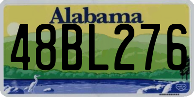 AL license plate 48BL276