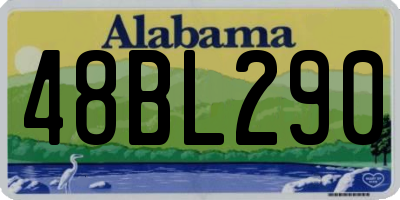 AL license plate 48BL290