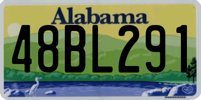 AL license plate 48BL291