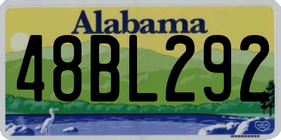 AL license plate 48BL292