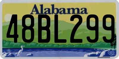 AL license plate 48BL299