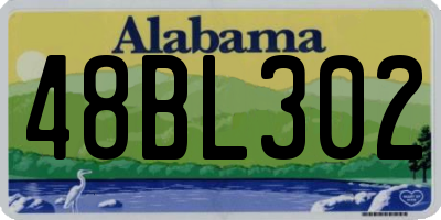 AL license plate 48BL302