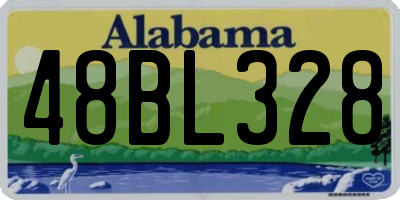 AL license plate 48BL328
