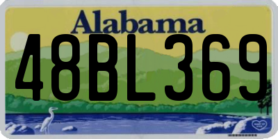 AL license plate 48BL369