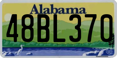 AL license plate 48BL370