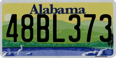 AL license plate 48BL373