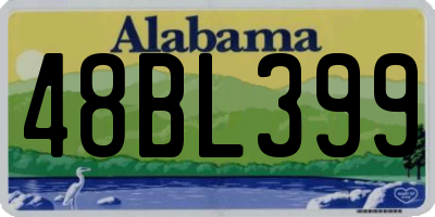 AL license plate 48BL399